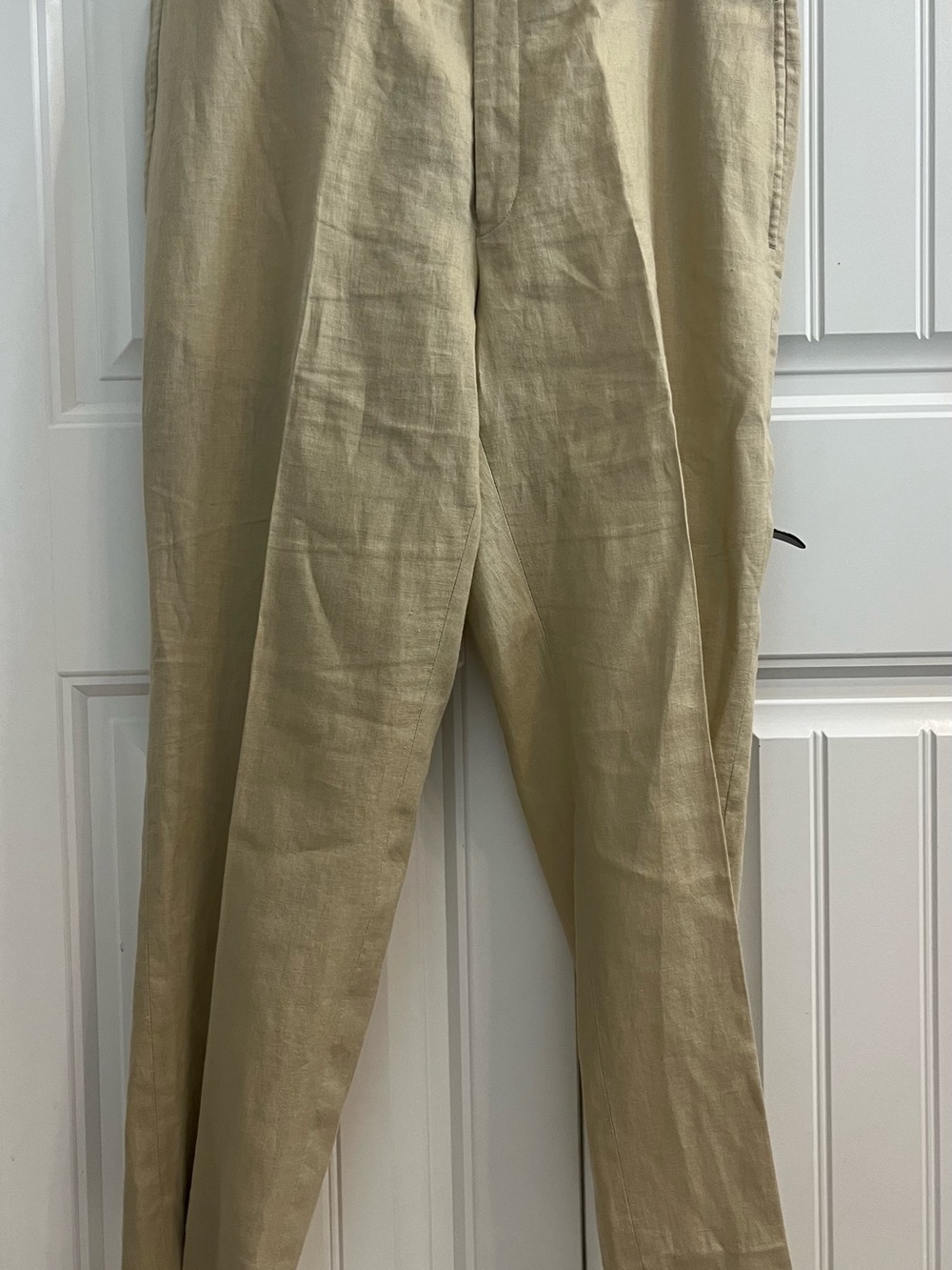 Calvin Klein Men's Pants Beige Linen 36R